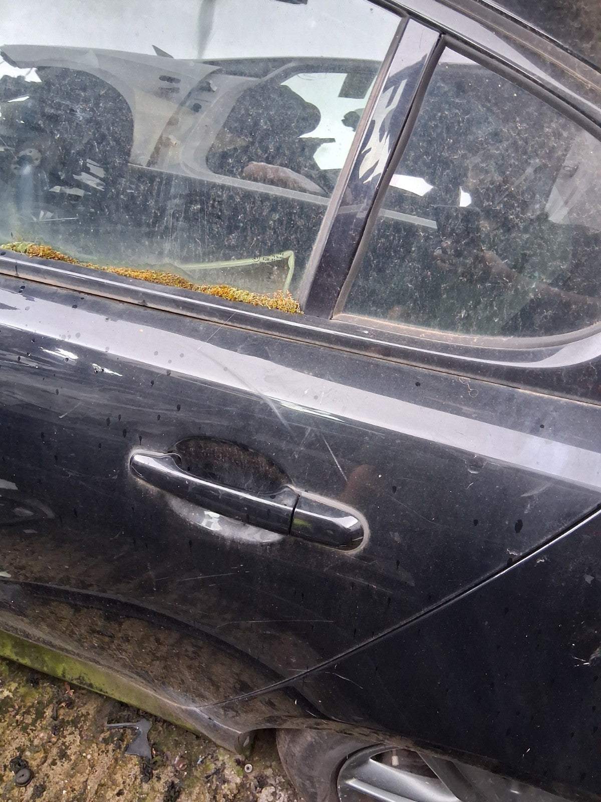 2015 JAGUAR XF X250 FACELIFT NSR PASSENGER SIDE REAR LEFT DOOR SHELL BLACK