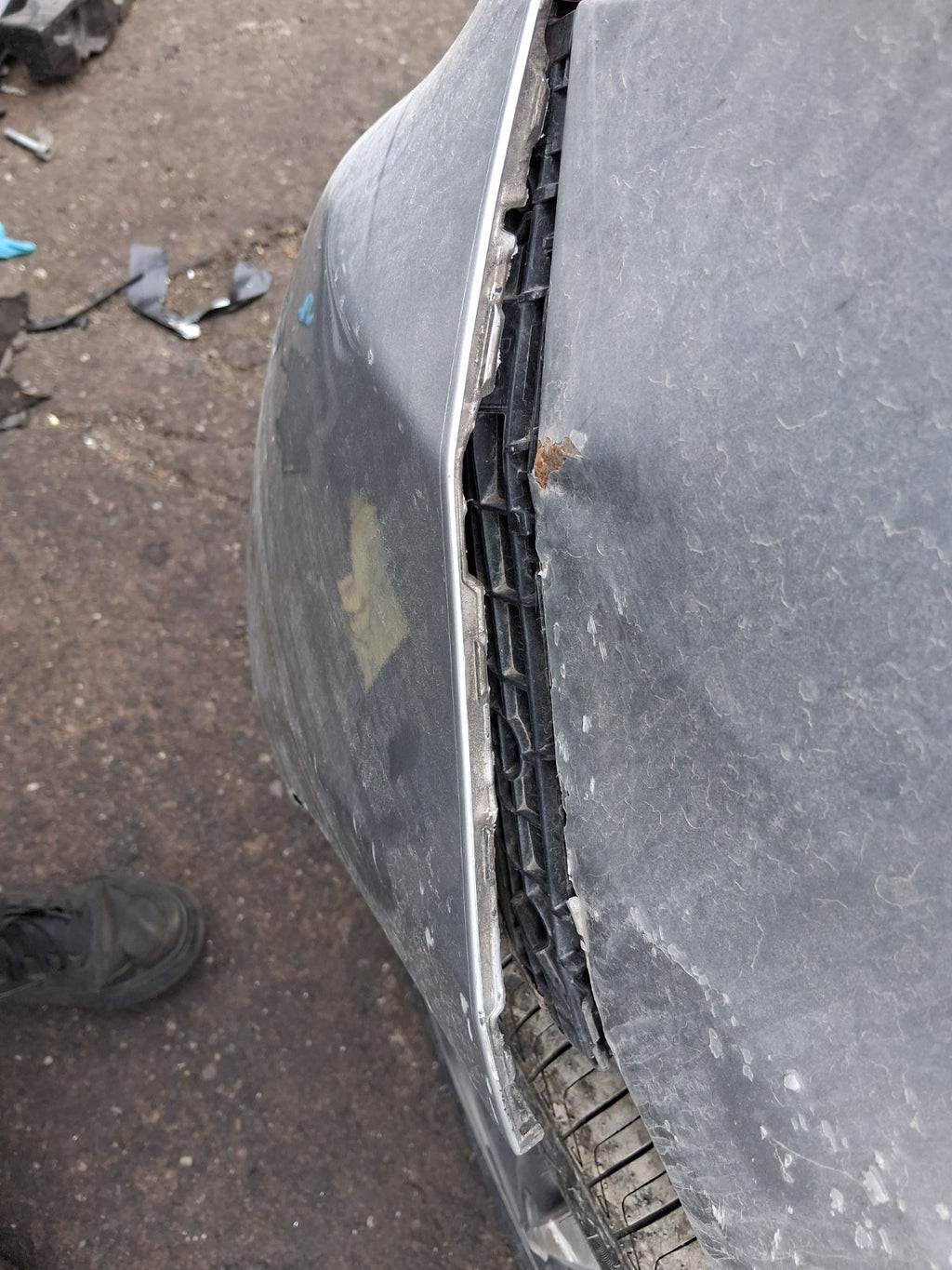 TOYOTA YARIS MK3 2019 FACELIFT REAR COMPLETE BUMPER GREY 2SN