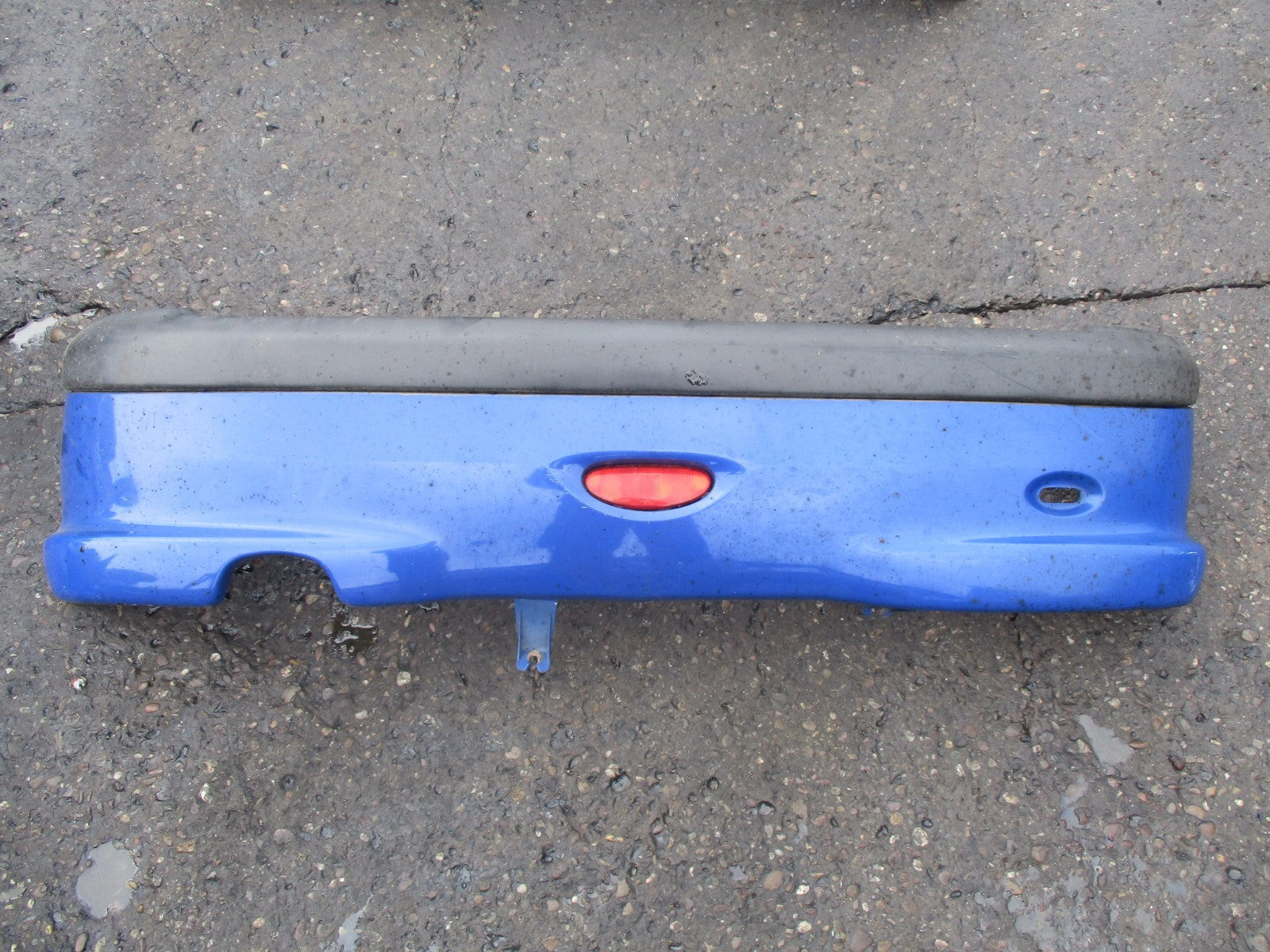 PEUGEOT 206 2003 REAR BACK PLASTIC BUMPER BLUE
