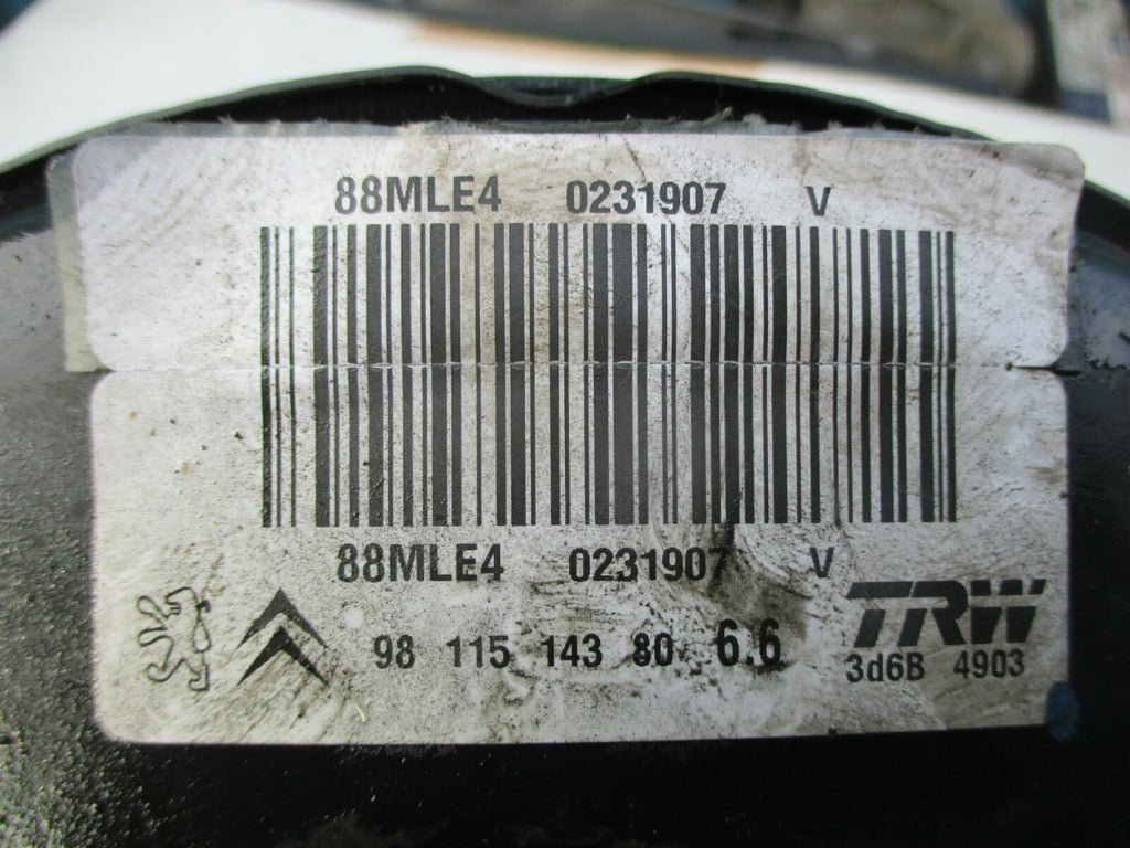 CITROEN C4 CACTUS 2015 BRAKE SPRING SERVO ASSEMBLY UNIT 9811514380