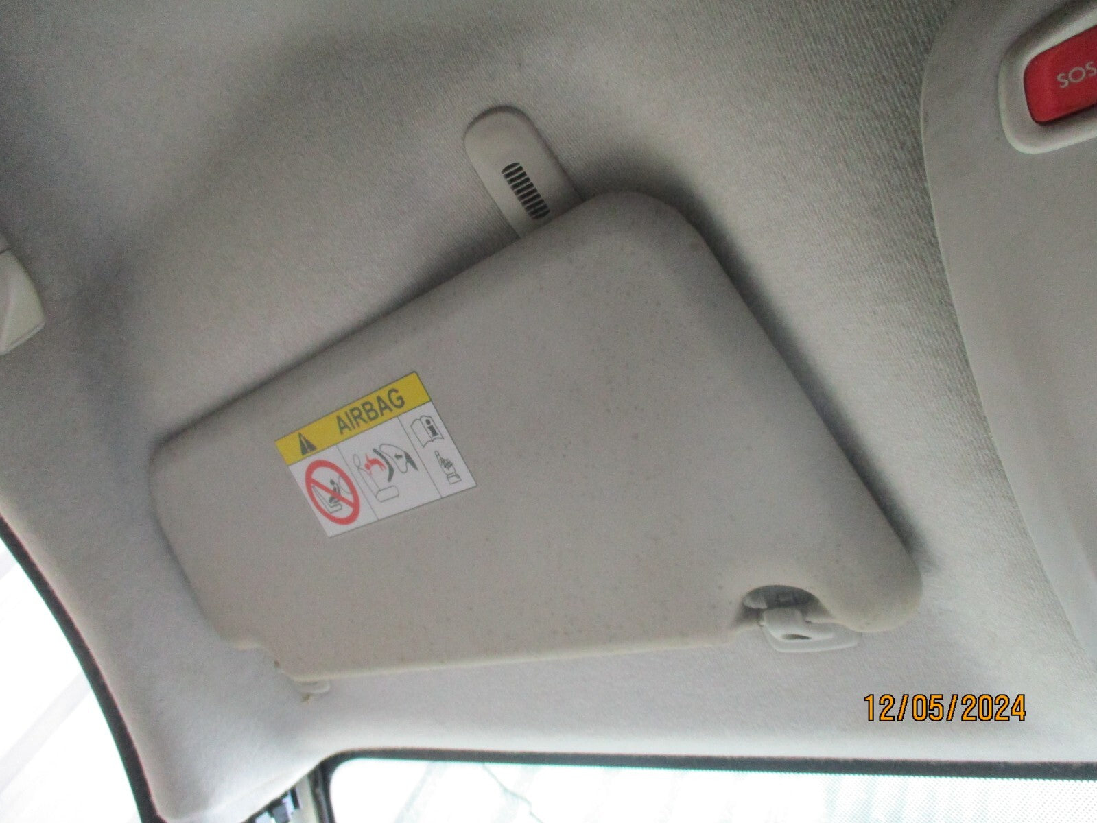 VAUXHALL VIVARO MK3 2020 NSF PASSENGER SIDE FRONT INTERIOR SUN VISOR