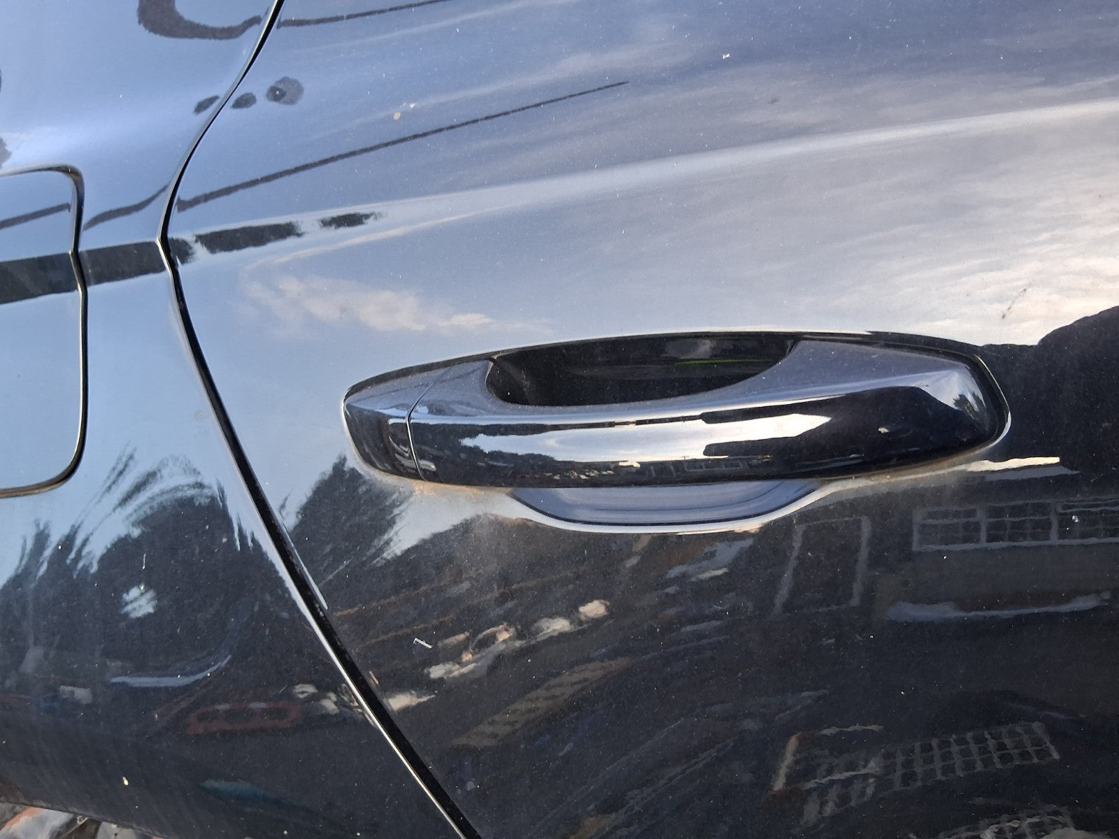 2023 SEAT IBIZA MK5 6F OSR DRIVER SIDE REAR RIGHT EXTERIOR DOOR HANDLE BLACK