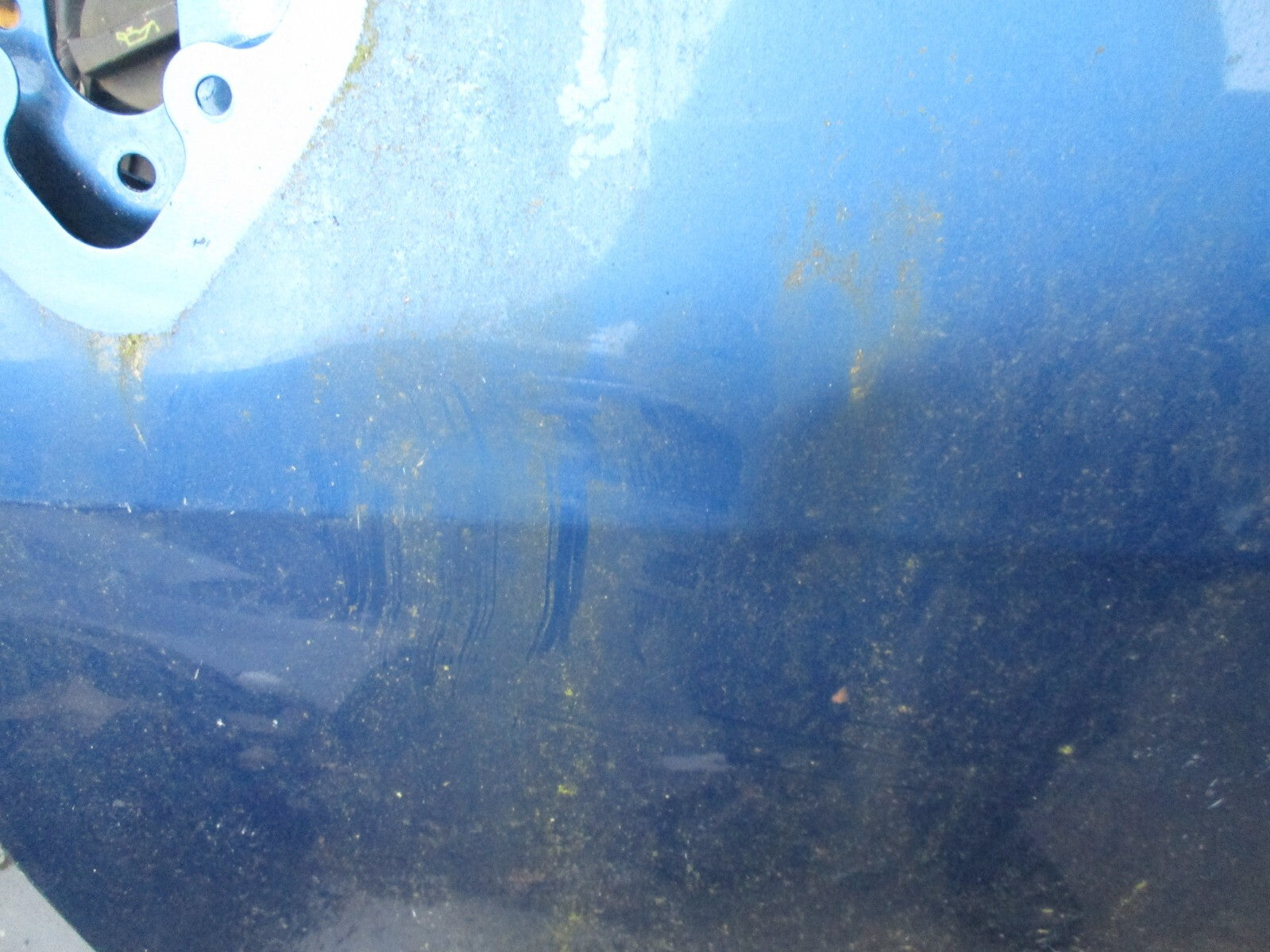 TOYOTA VERSO 2013 NSF PASSENGER SIDE FRONT BARE DOOR BLUE