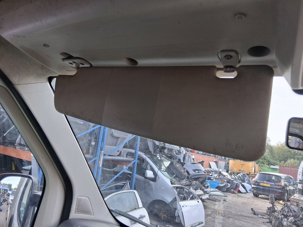 2014 CITROEN RELAY MK3 NSF PASSENGER SIDE FRONT SUN VISOR SHADE