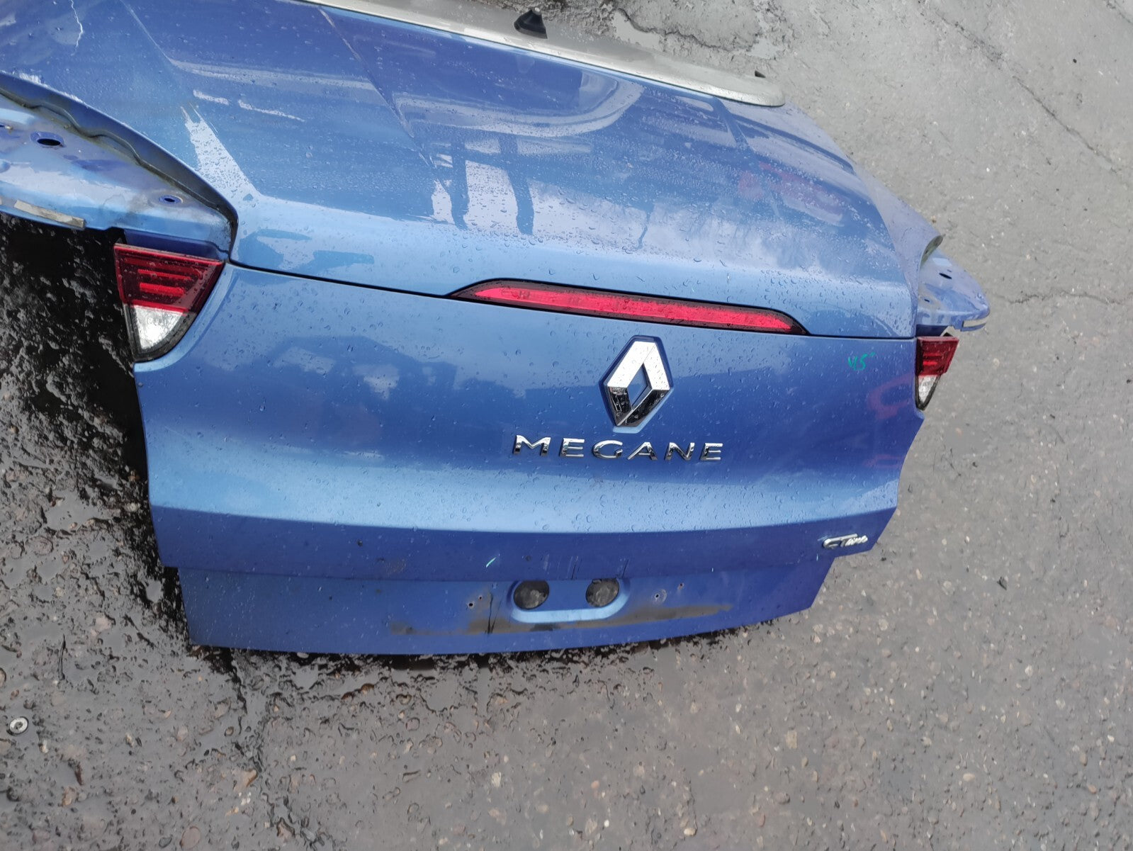 2015 RENAULT MEGANE 2 DOOR CONVERTIBLE REAR TAILGATE BOOT LID BLUE