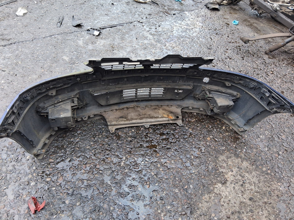 2005 VAUXHALL CORSA C COMPLETE FRONT BUMPER WITH GRILLE BADGE CHROME GRILL BLUE