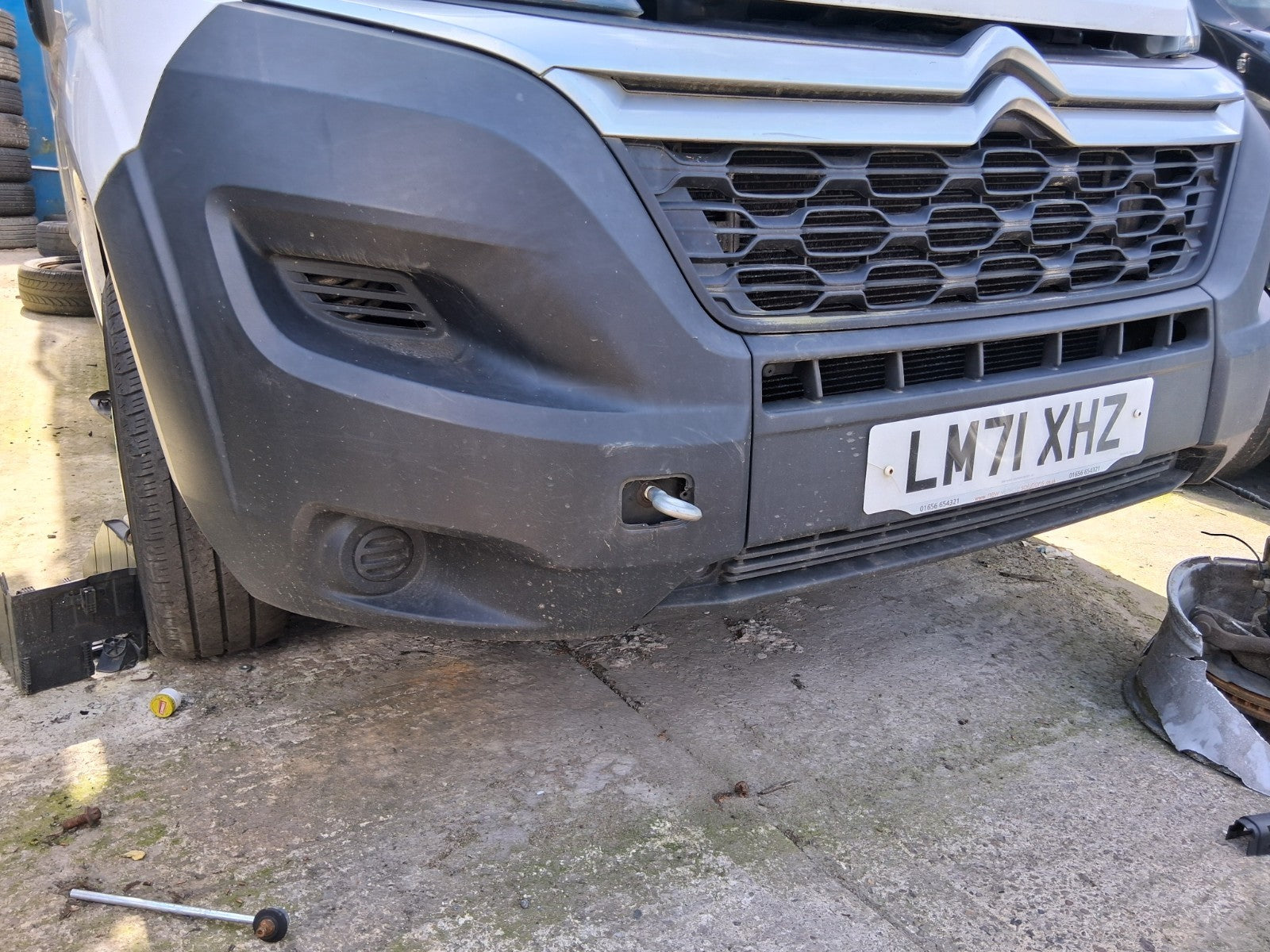 2021 CITROEN RELAY 2.2 DIESEL MK3 FACELIFT COMPLETE FRONT END WHITE