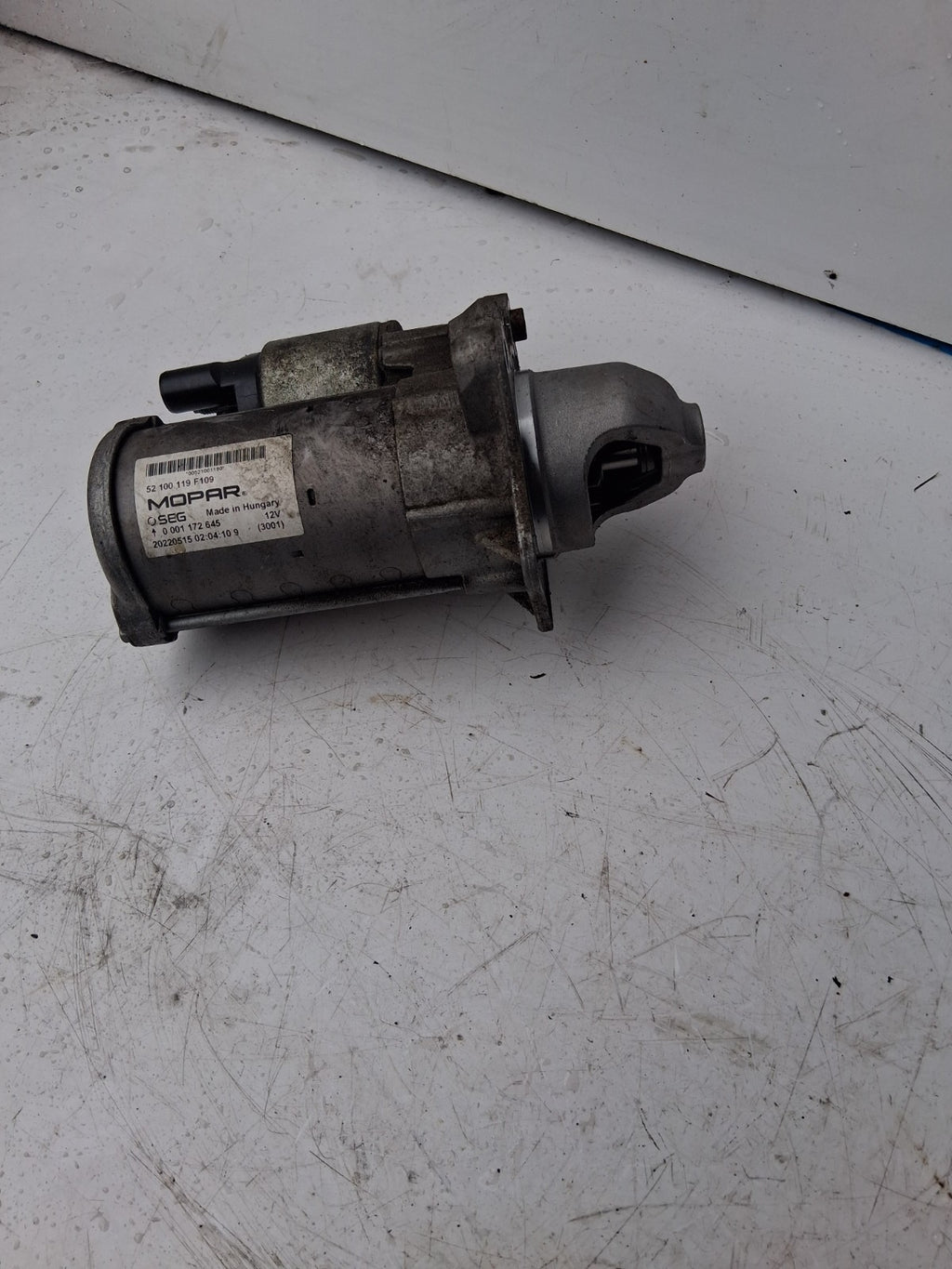 2019 ALFA ROMEO STELVIO 949 STARTER MOTOR 52100119F109