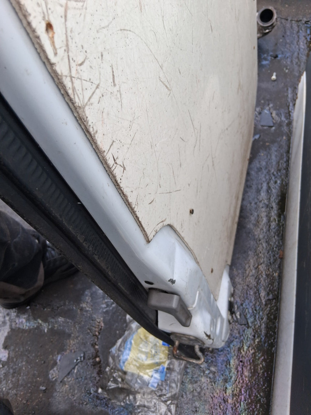 2016 MERCEDES SPRINTER W906 NSR PASSENGER SIDE REAR LEFT COMPLETE DOOR WHITE