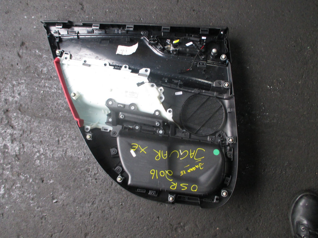 JAGUAR XE X760 2016 OSR DRIVER SIDE REAR DOOR CARD GX7327406AAW