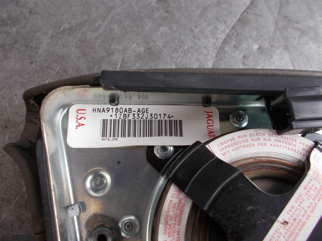JAGUAR XJ6 1997 OS/ DRIVER SIDE STEERING WHEEL BROWN AIRBAG HNA9180AB-AGE