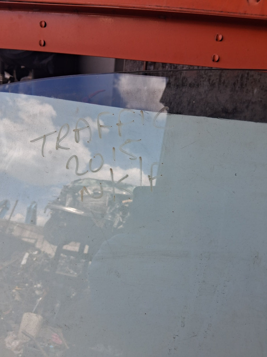 2015 RENAULT TRAFIC B X82 MK2 NSF PASSENGER SIDE FRONT LEFT WINDOW GLASS