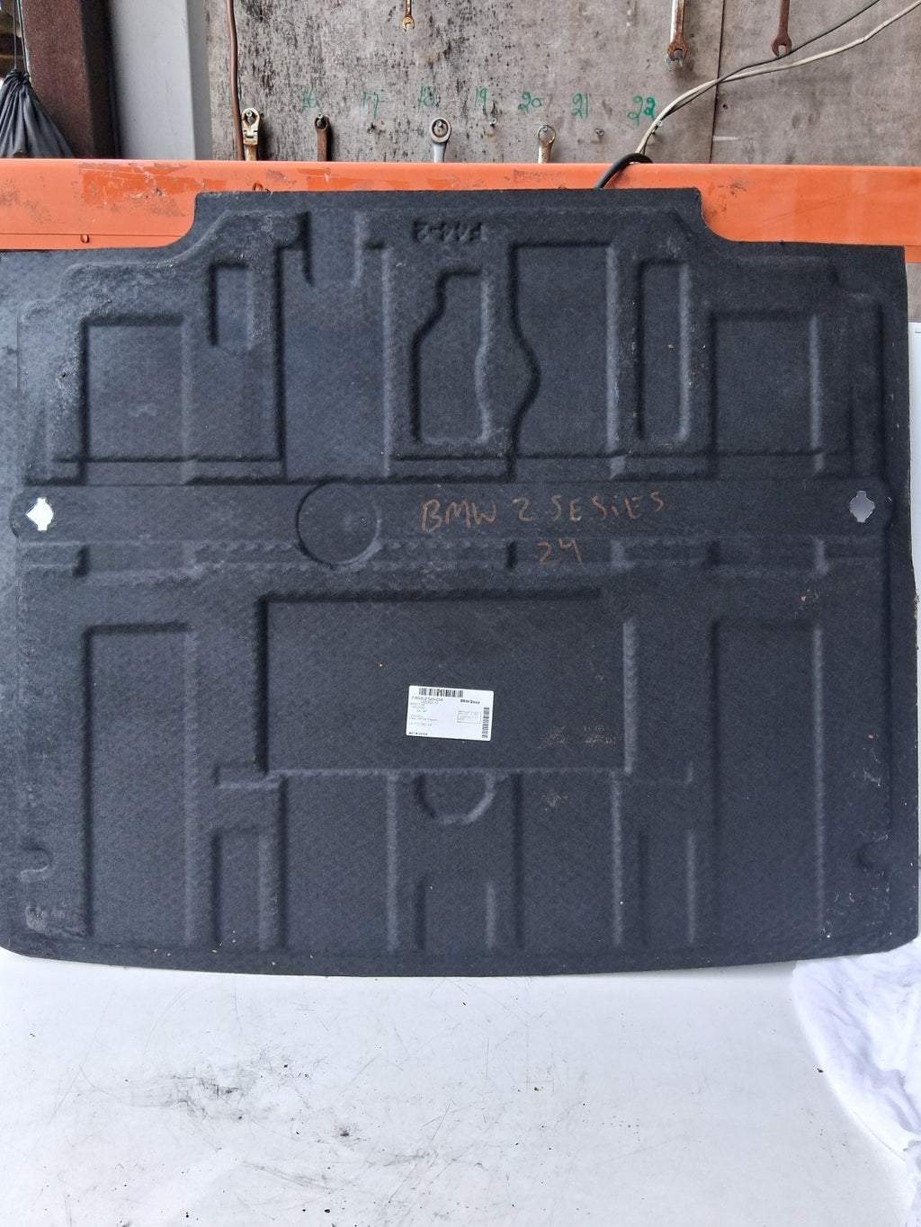 2024 BMW 2 SERIES F44 COUPE REAR REAR BOOT FLOOR LINER CARPET MAT 7495258