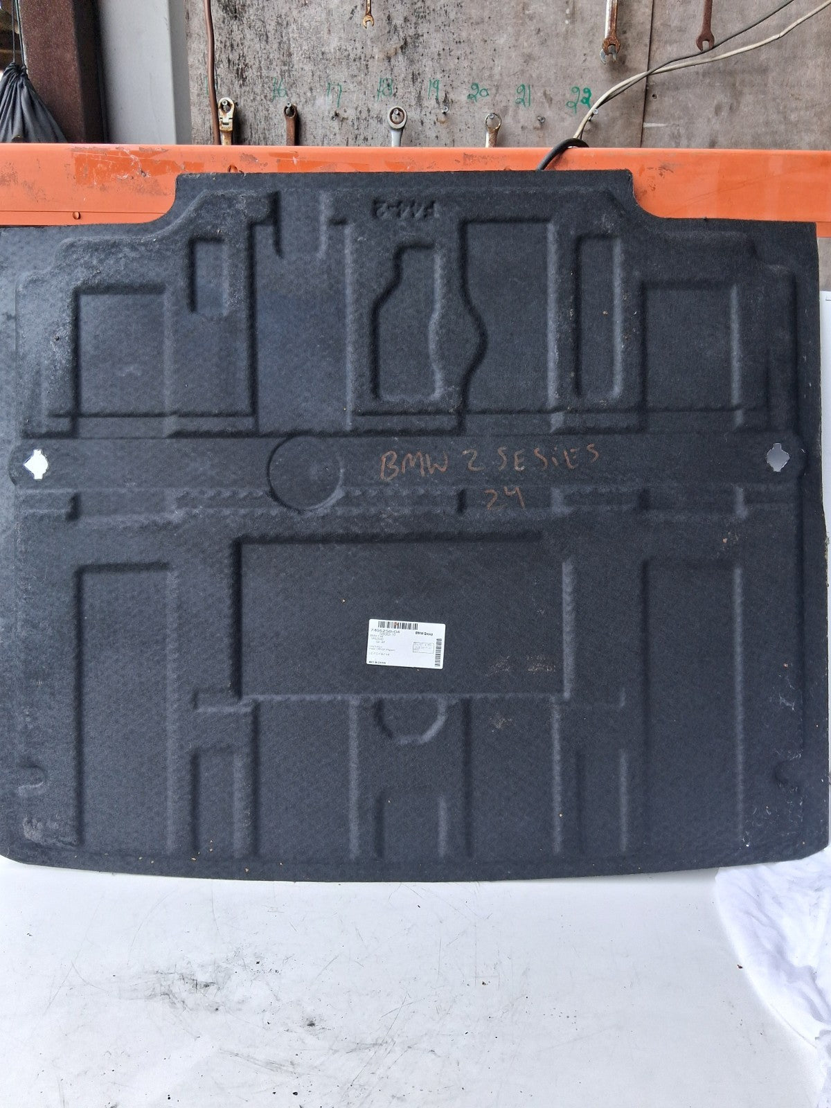 2024 BMW 2 SERIES F44 COUPE REAR REAR BOOT FLOOR LINER CARPET MAT 7495258