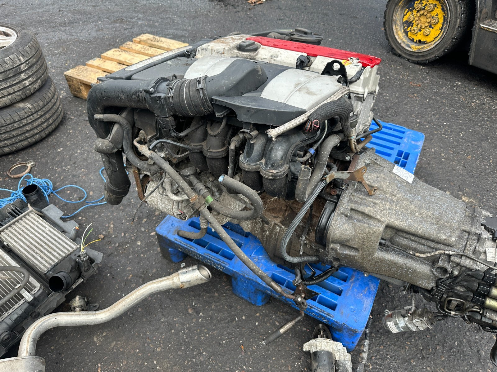 2002 MERCEDES C230 CL203 2.3 PETROL ENGINE COMPLETE M111.981 111.981