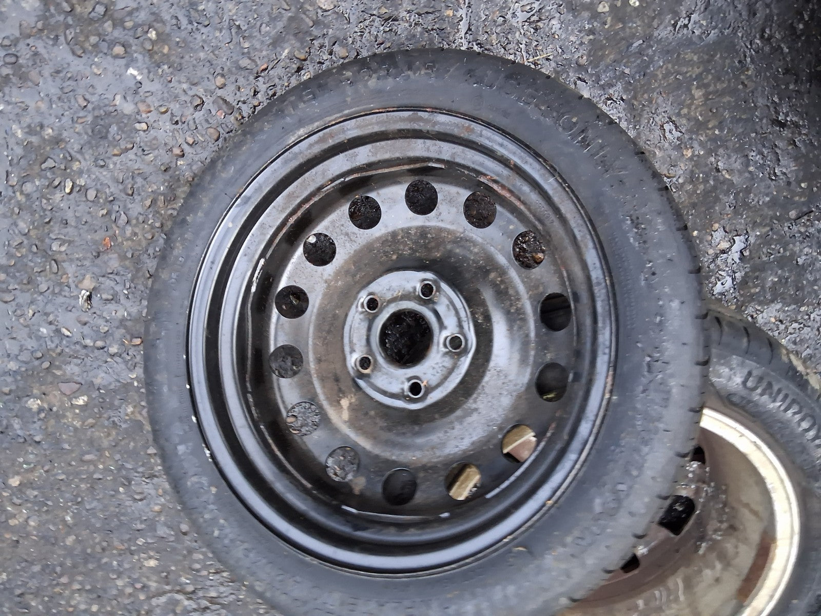 2016 VOLKSWAGEN GOLF MK7 16 INCH SPACESAVER WHEEL WITH TYRE T125/70R16 5Q0601027