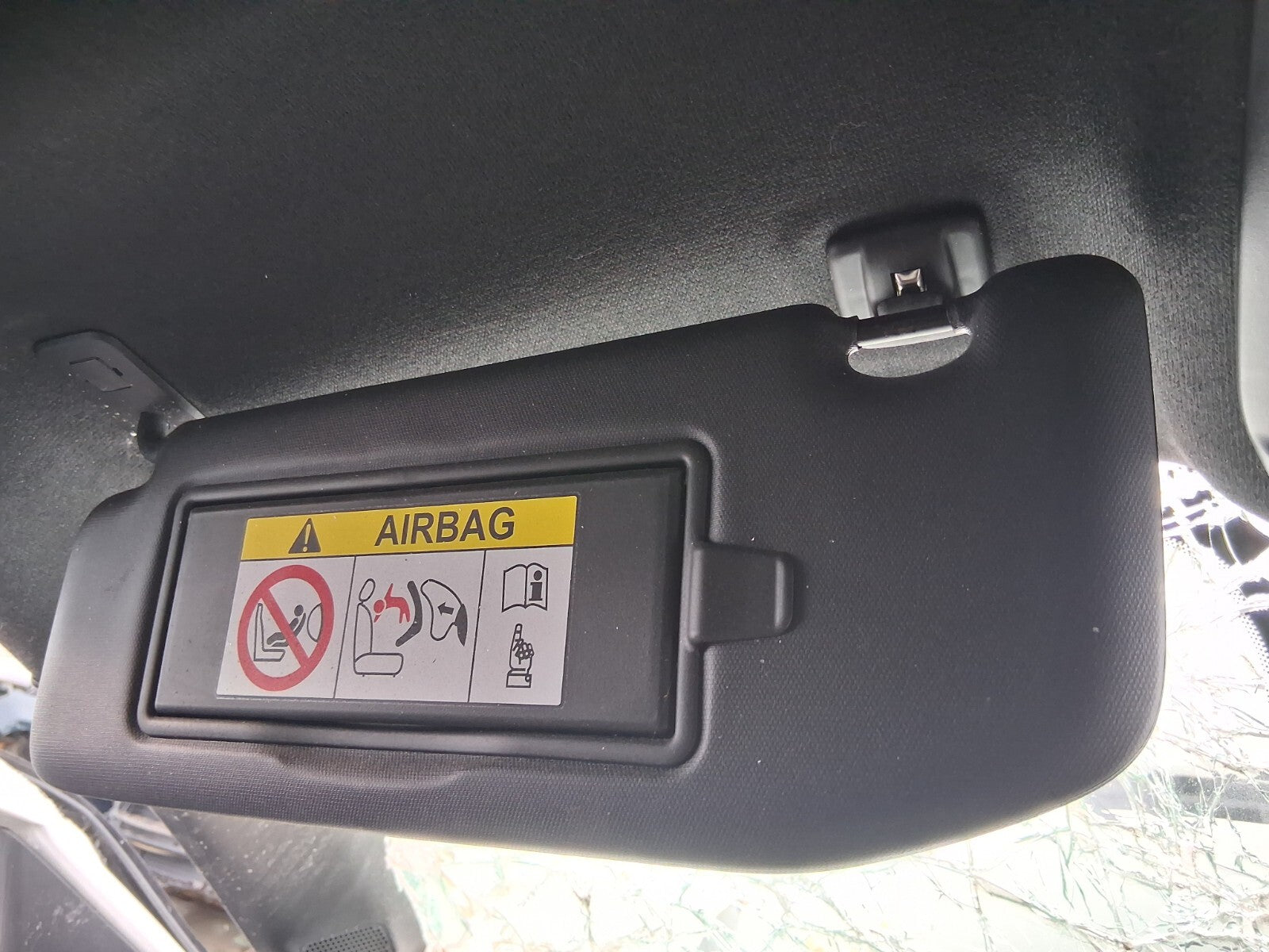 2024 VAUXHALL MOKKA B MK2 NSF PASSENGER SIDE FRONT LEFT SUN VISOR SHADE