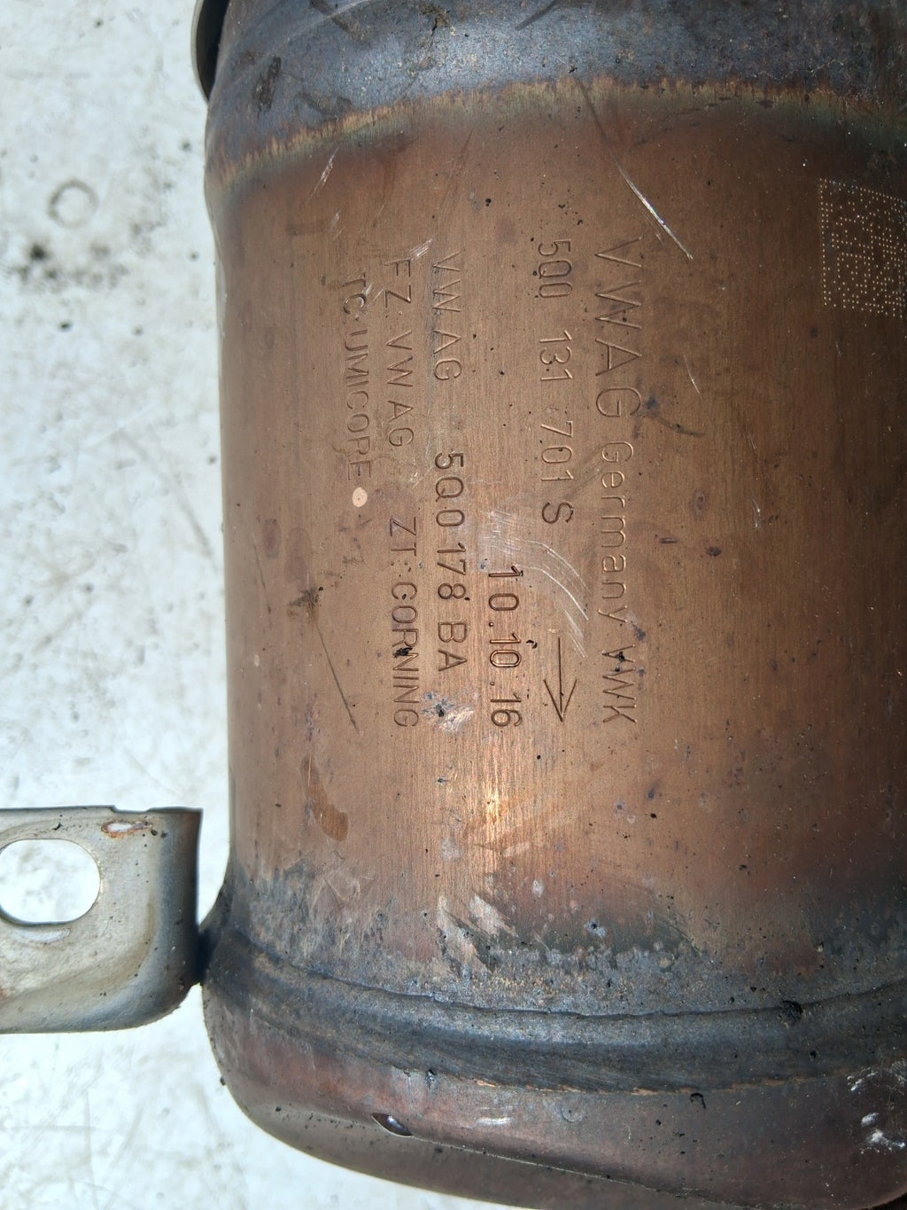 2018 AUDI A1 8X 1.4 TSI PETROL EXHAUST CATALYTIC CONVERTER 5Q0131701S