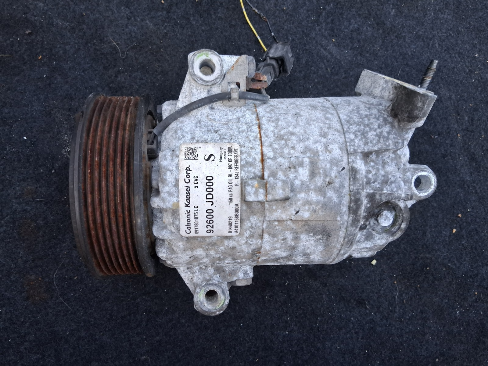 2010 NISSAN QASHQAI J10 1.6 PETROL AC AIR CON COMPRESSOR PUMP 92600JD000