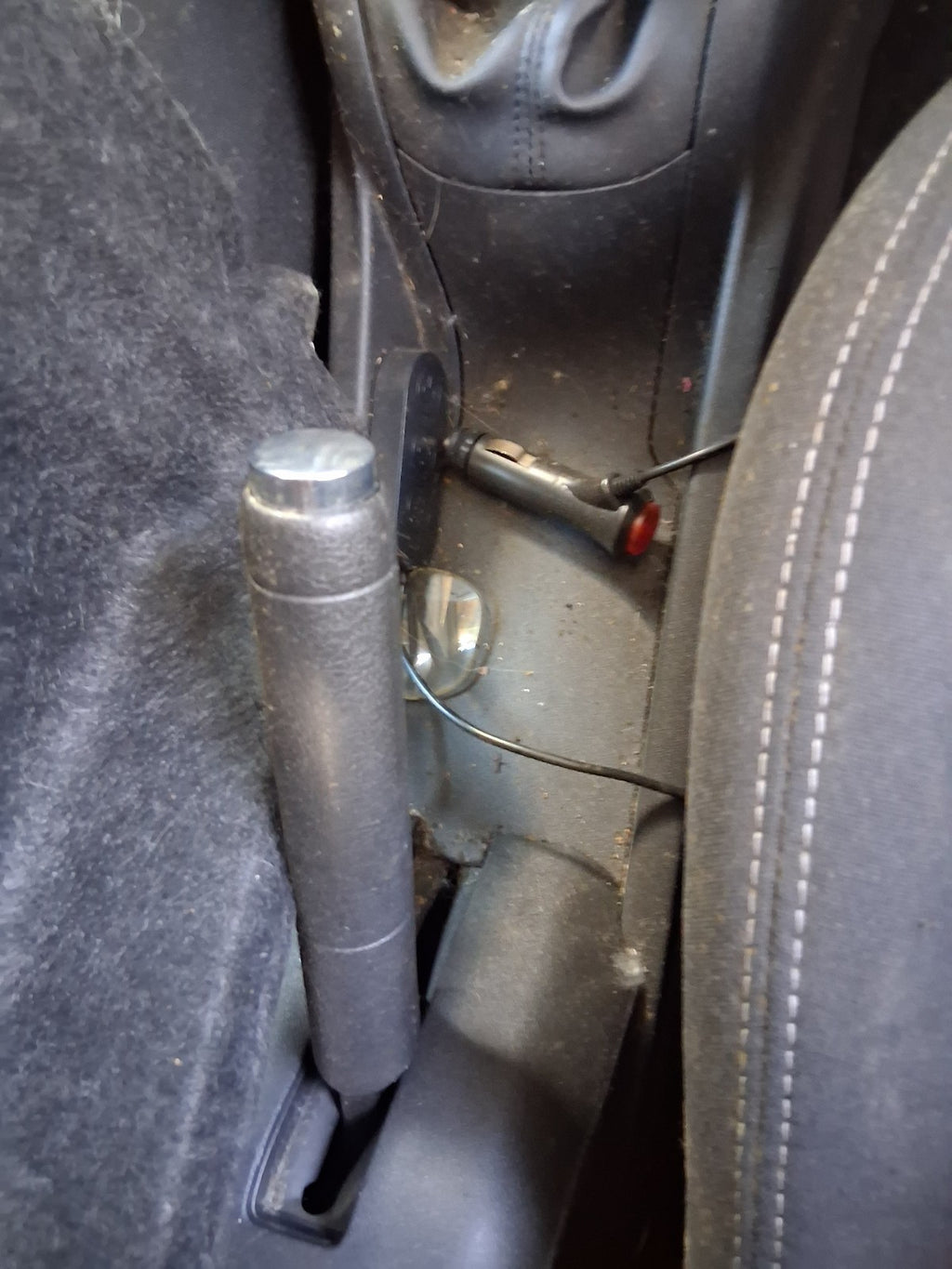 2019 PEUGEOT 208 MK1 MANUAL HANDBRAKE PARKING BRAKE LEVER MECHANISM
