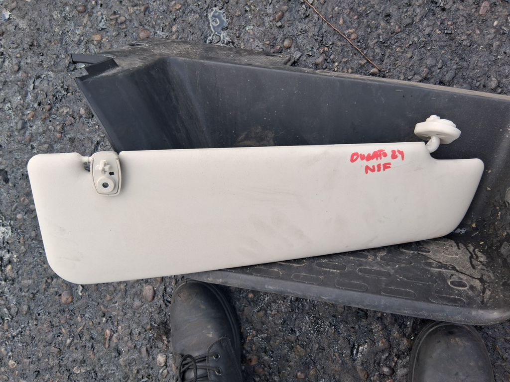 2024 FIAT DUCATO MK3 NSF PASSENGER SIDE FRONT LEFT SUN VISOR SHADE