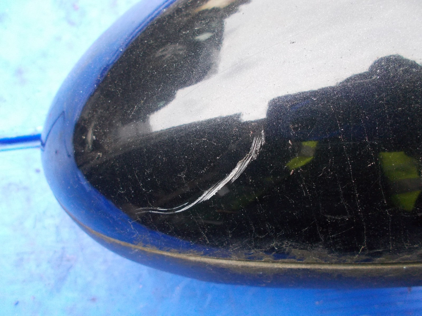 2004 ROVER 25 OS DRIVER SIDE MANUAL WING MIRROR DOOR MIRROR BLACK