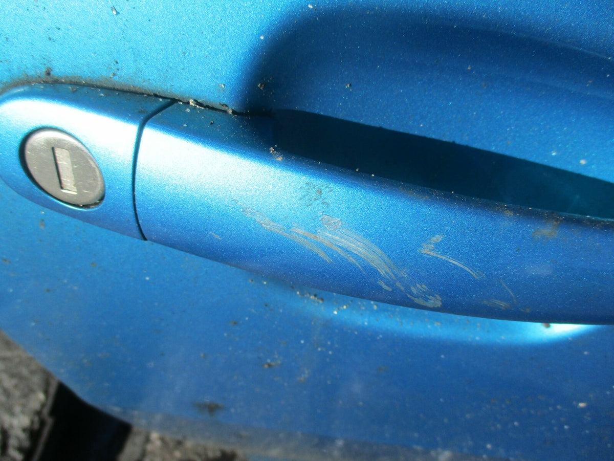SEAT IBIZA 6J 3 DOOR OSF DRIVER SIDE FRONT COMPLETE DOOR LW5N BLUE