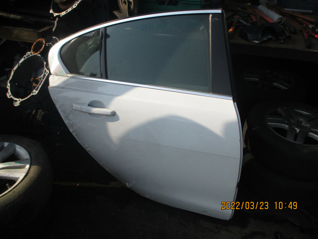 JAGUAR XE 2019 OSR DRIVER SIDE REAR BARE DOOR SHELL WHITE