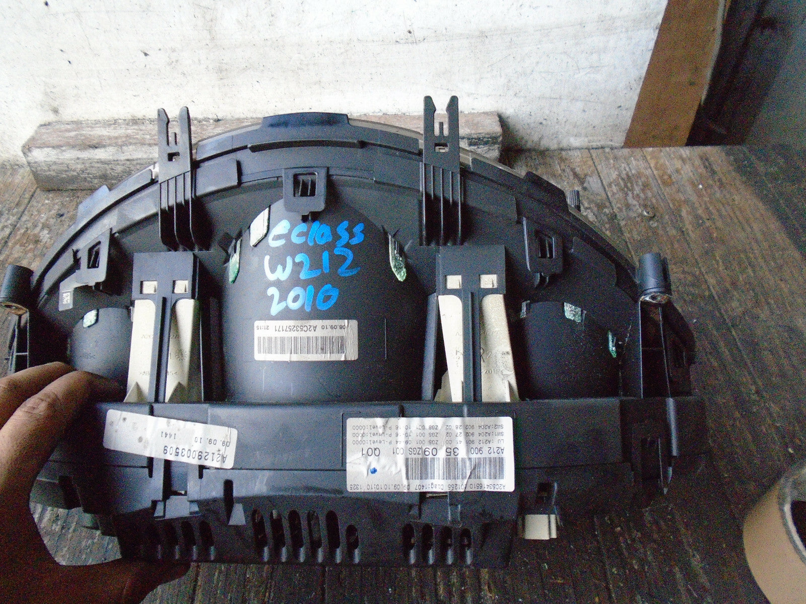 MERCEDES BEN E CLASS W212 2010 DIESEL SPEEDOMETER INSTRUMENT CLUSTER A2129003509