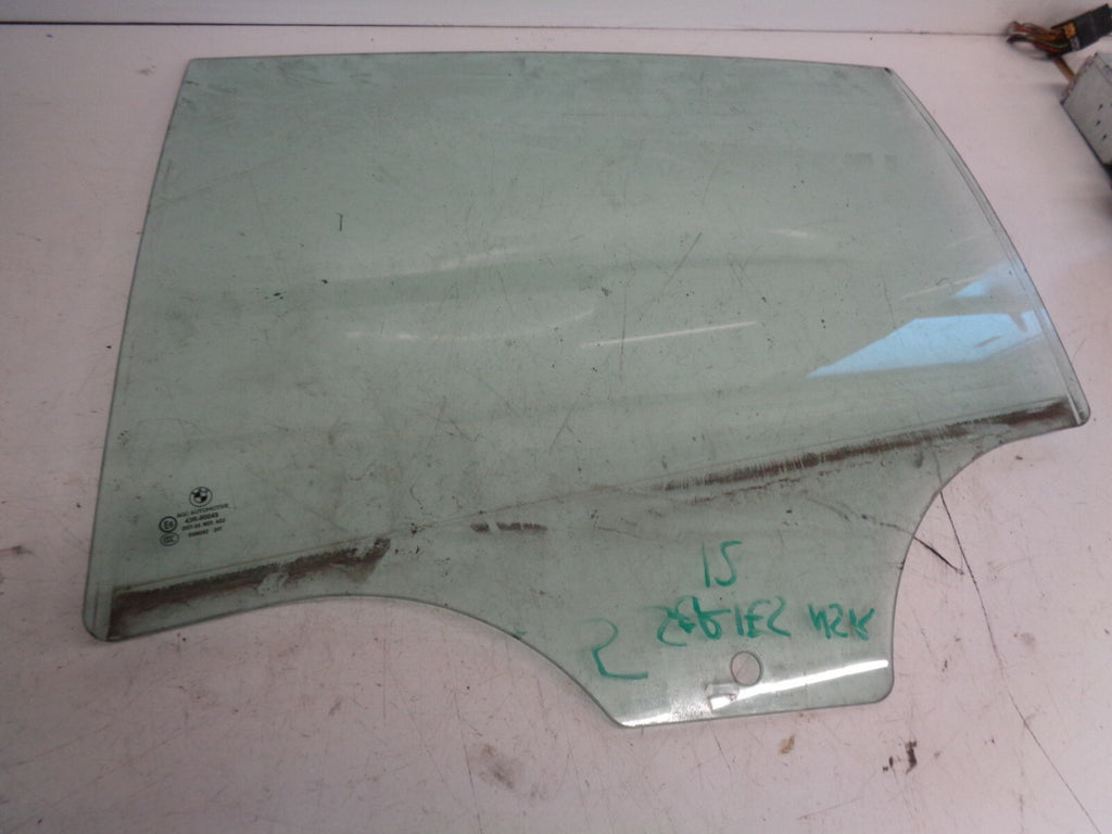 BMW 5 SERIES 2012 F10 NSR PASSENGER SIDE REAR DOOR WINDOW GLASS