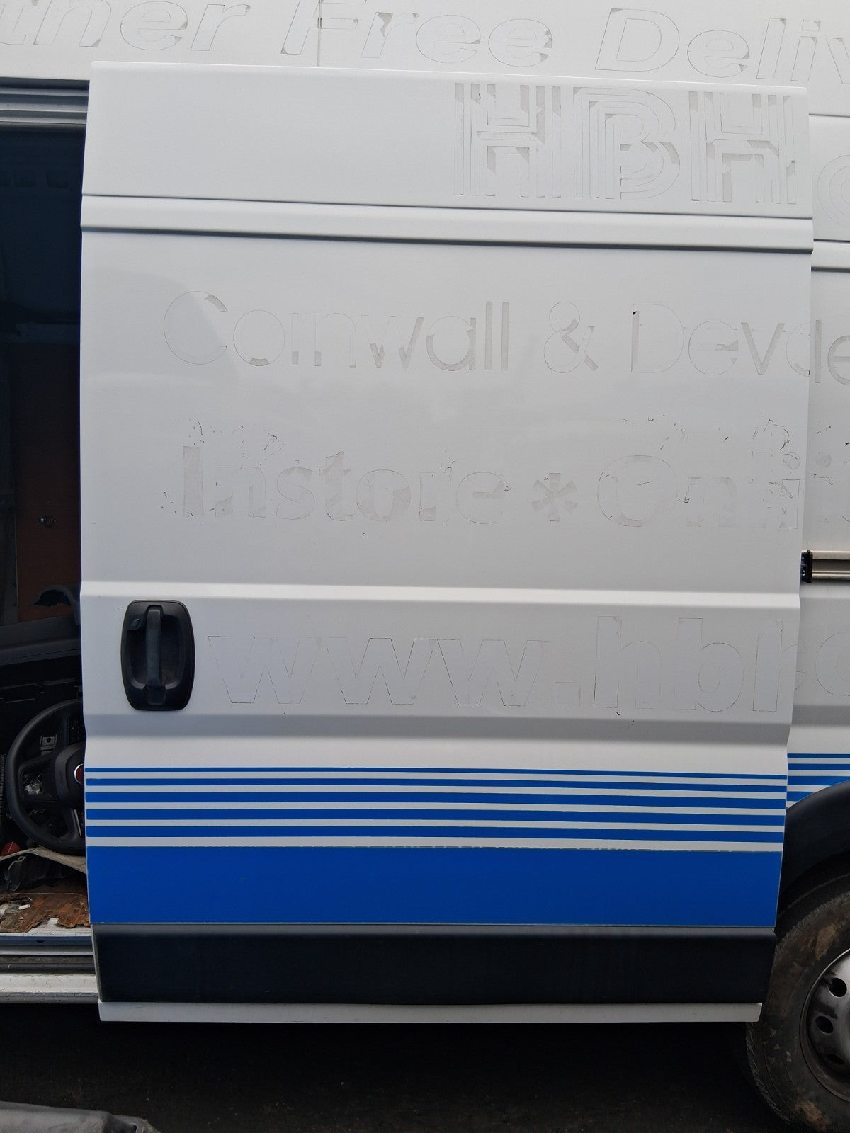2023 FIAT DUCATO MK3 EXTRA HIGH ROOF NSR PASSENGER SIDE SLIDING DOOR BARE WHITE