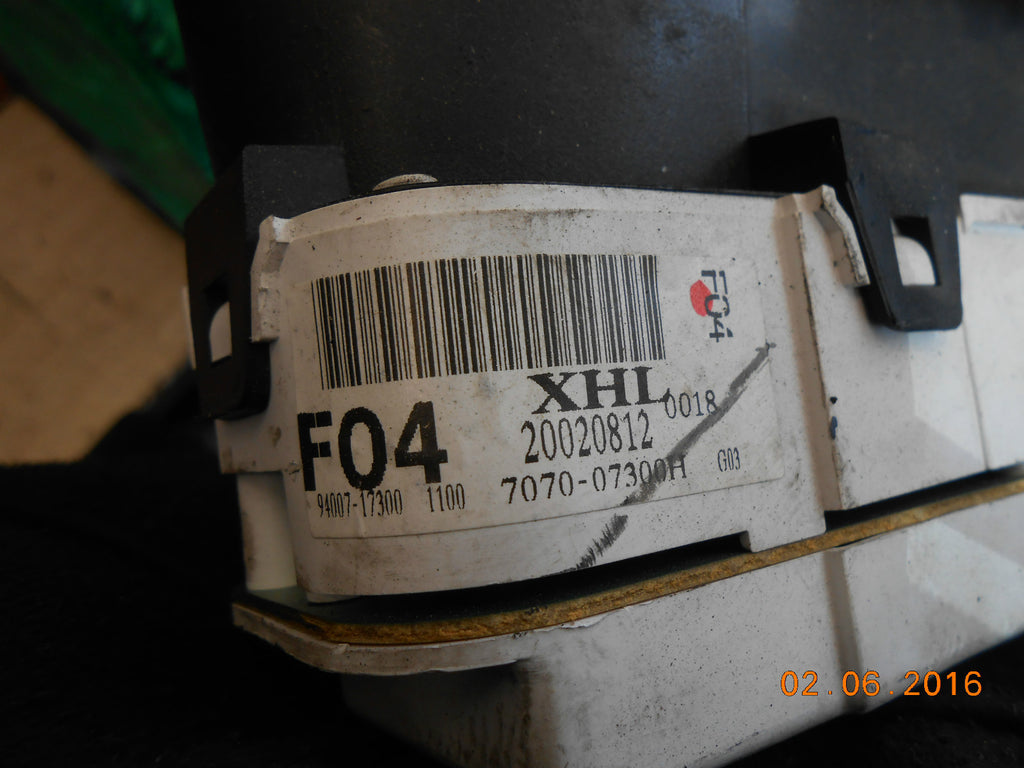 HYUNDAI MATRIX 2003 CDX 1.8 DASHBOARD INSTRUMENT DISPLAY SCREEN 7070-07300H