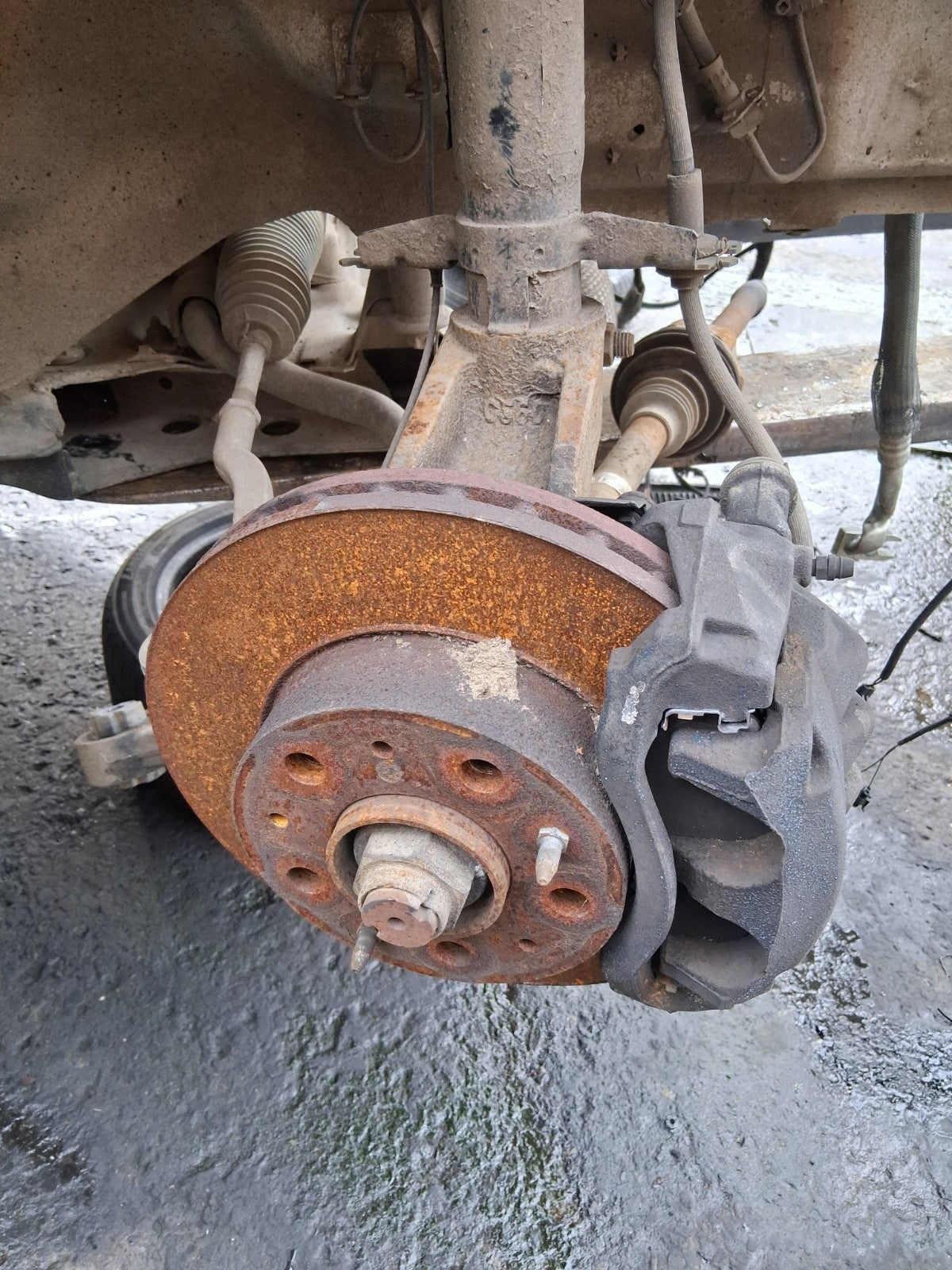 2023 FIAT DUCATO MK3 2.2 DIESEL OSF DRIVER SIDE FRONT COMPLETE SUSPENSION LEG