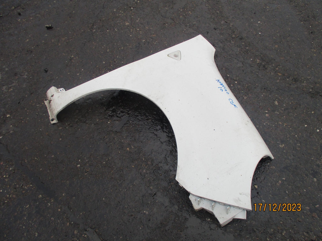 2010 RENAULT KANGOO MK2 OS DRIVER SIDE FRONT WING PANEL WHITE