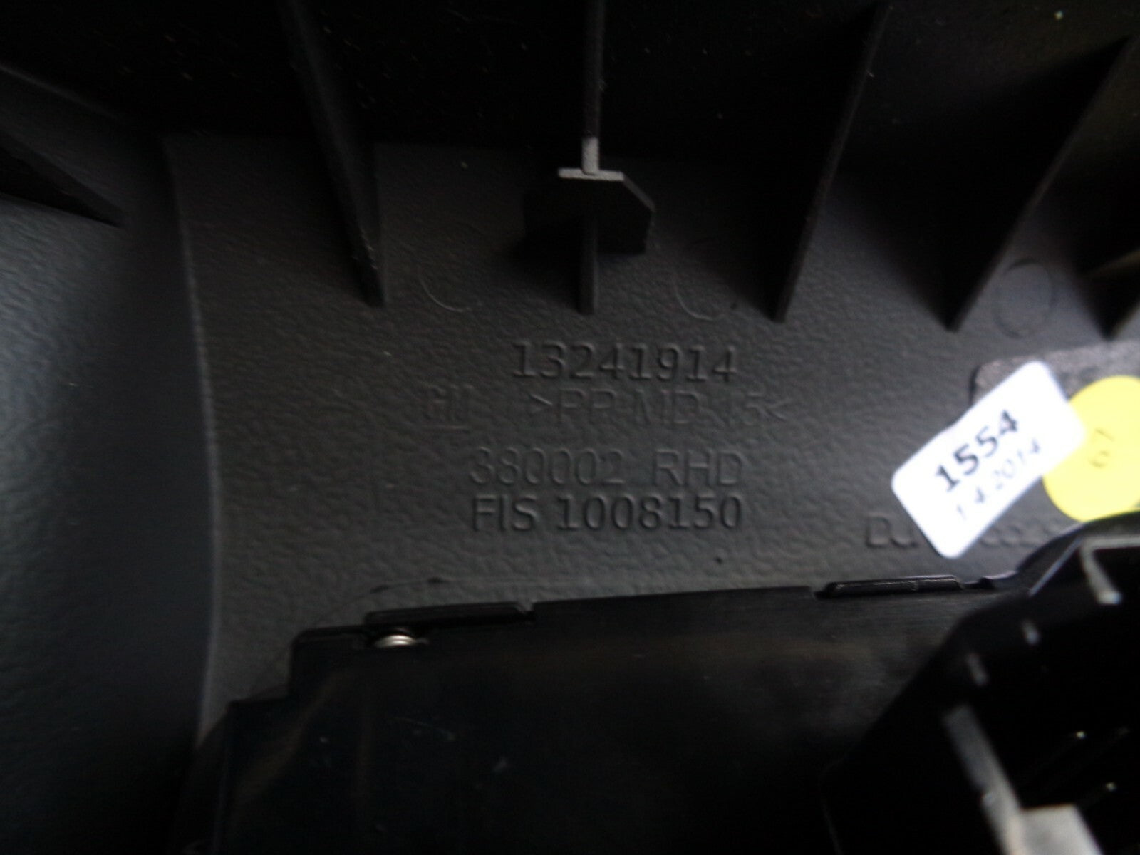 VAUXHALL ZAFIRA ASTRA J HEADLIGHT SWITCH CONTROLS 13241914