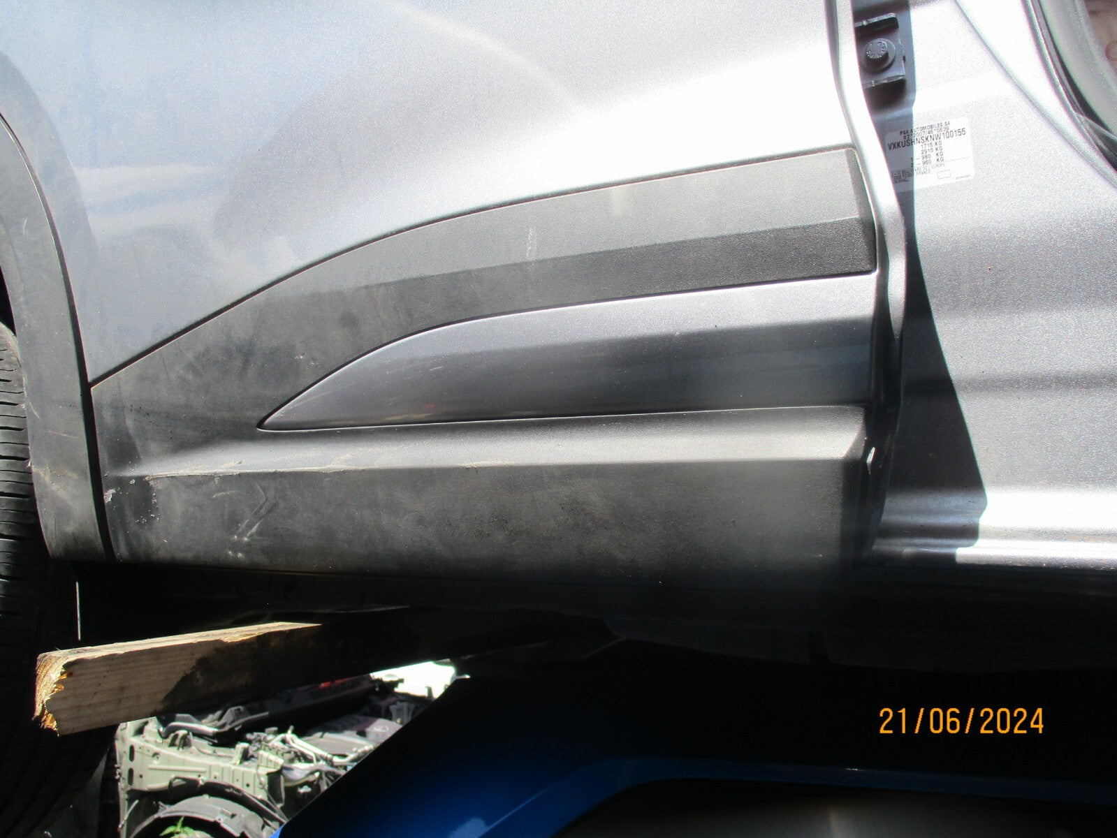 VAUXHALL MOKKA B MK2 2022 OSR DRIVER SIDE REAR DOOR MOULDING COVER TRIM