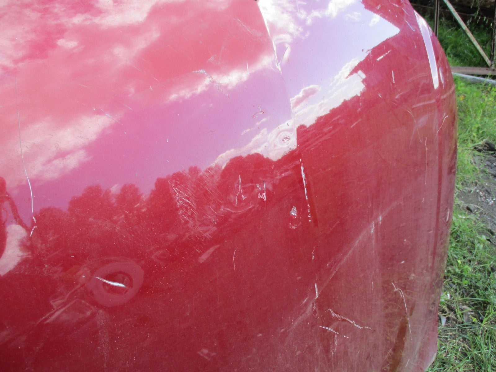 CITROEN C5 MK1 05-08  FACELIFT FRONT BONNET RED