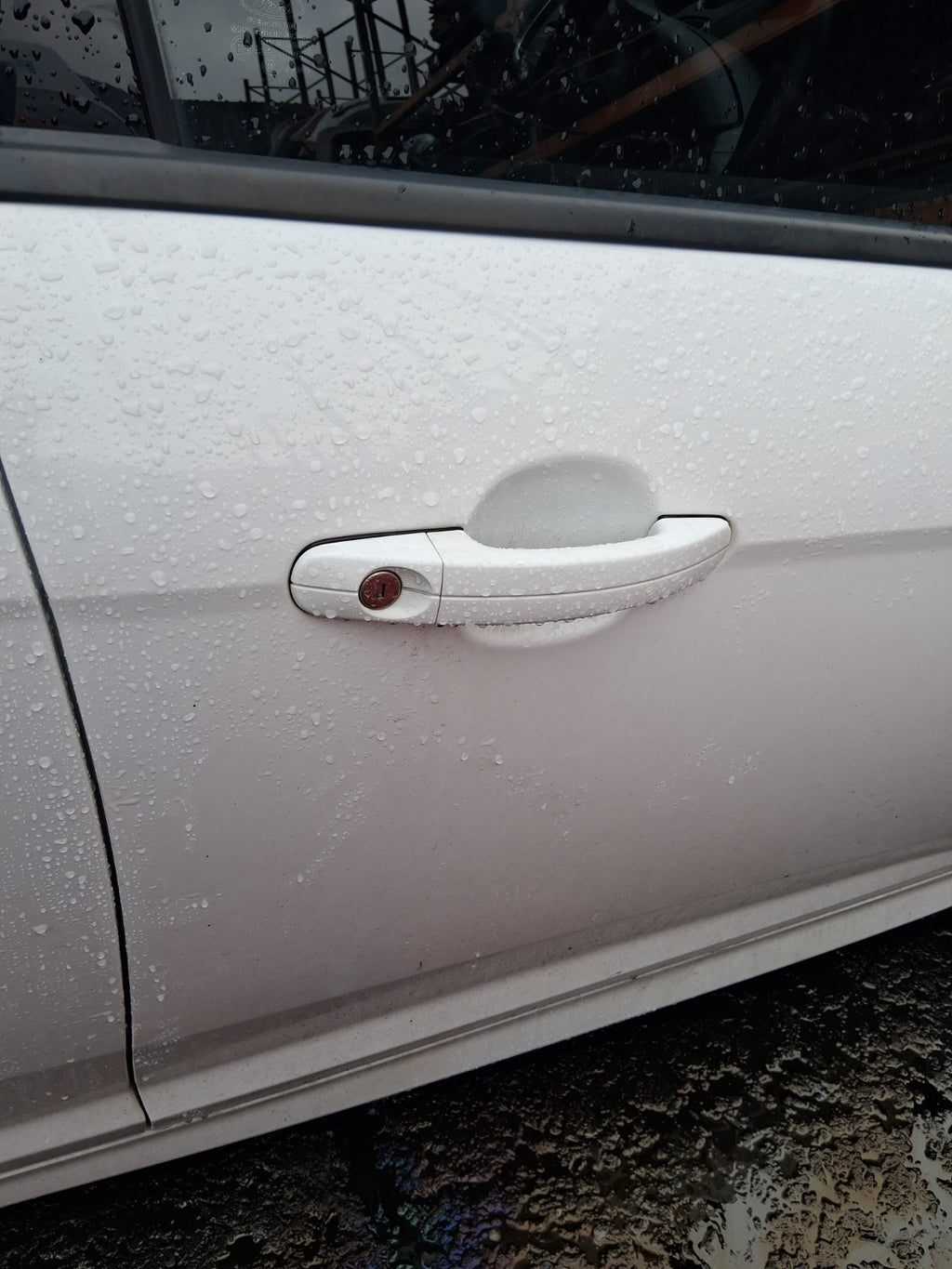 2017 FORD FOCUS MK3 ST LINE OSF DRIVER SIDE FRONT RIGHT BARE DOOR WHITE 5F