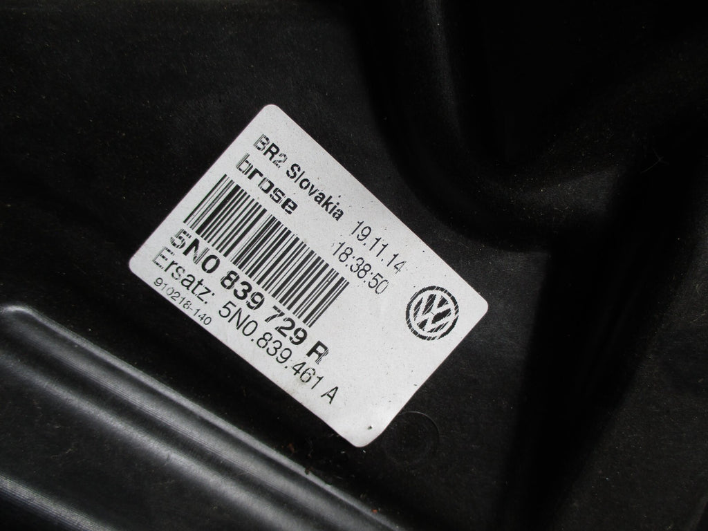 VW VOLKSWAGEN TIGUAN MK1 2012 NSR PASSENGER SIDE REAR WINDOW MOTOR REGULATOR