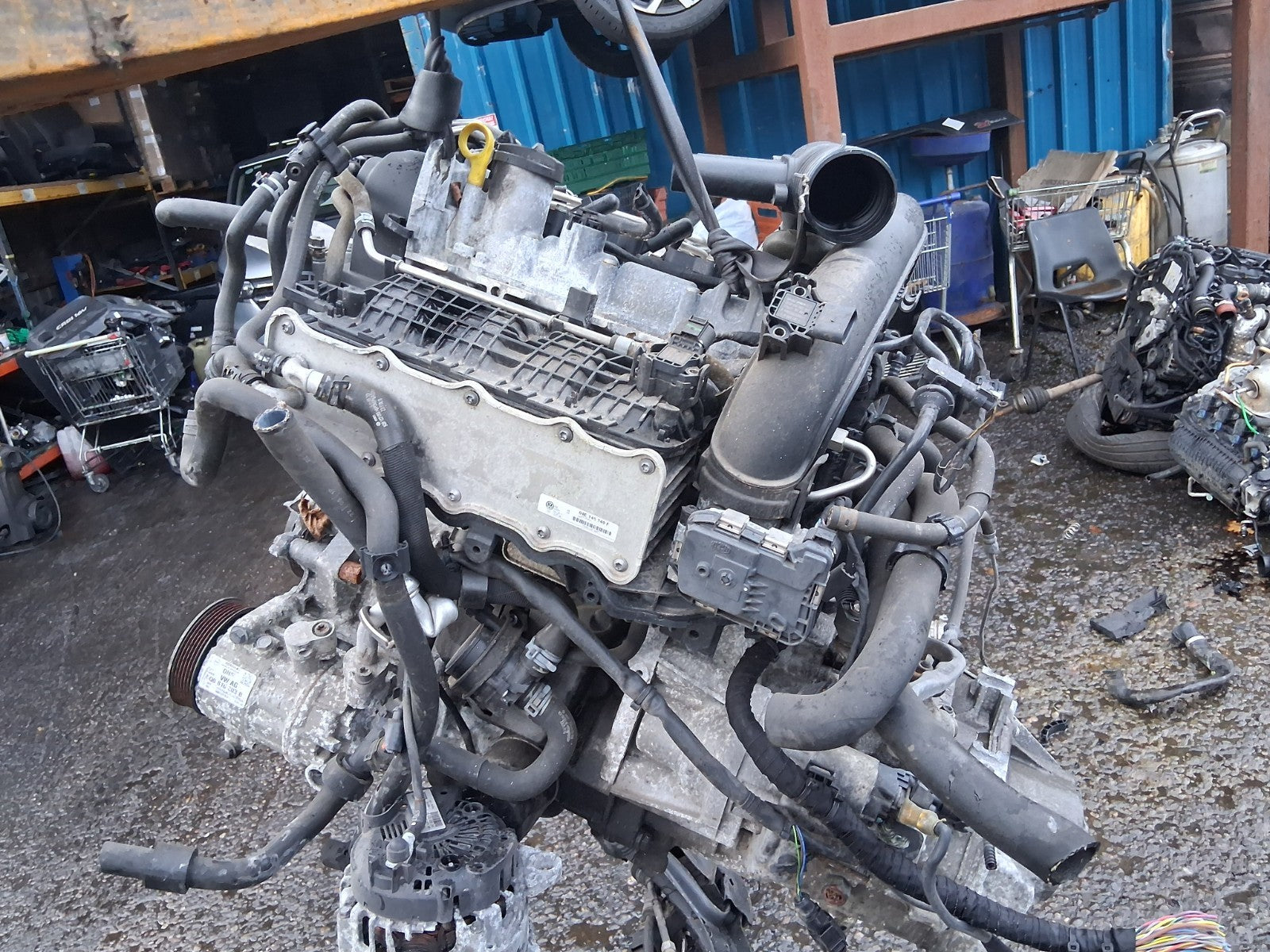 AUDI A1 2018 8X 1.4 PETROL BARE ENGINE WITH PUMP & INJECTORS CZC CZCA
