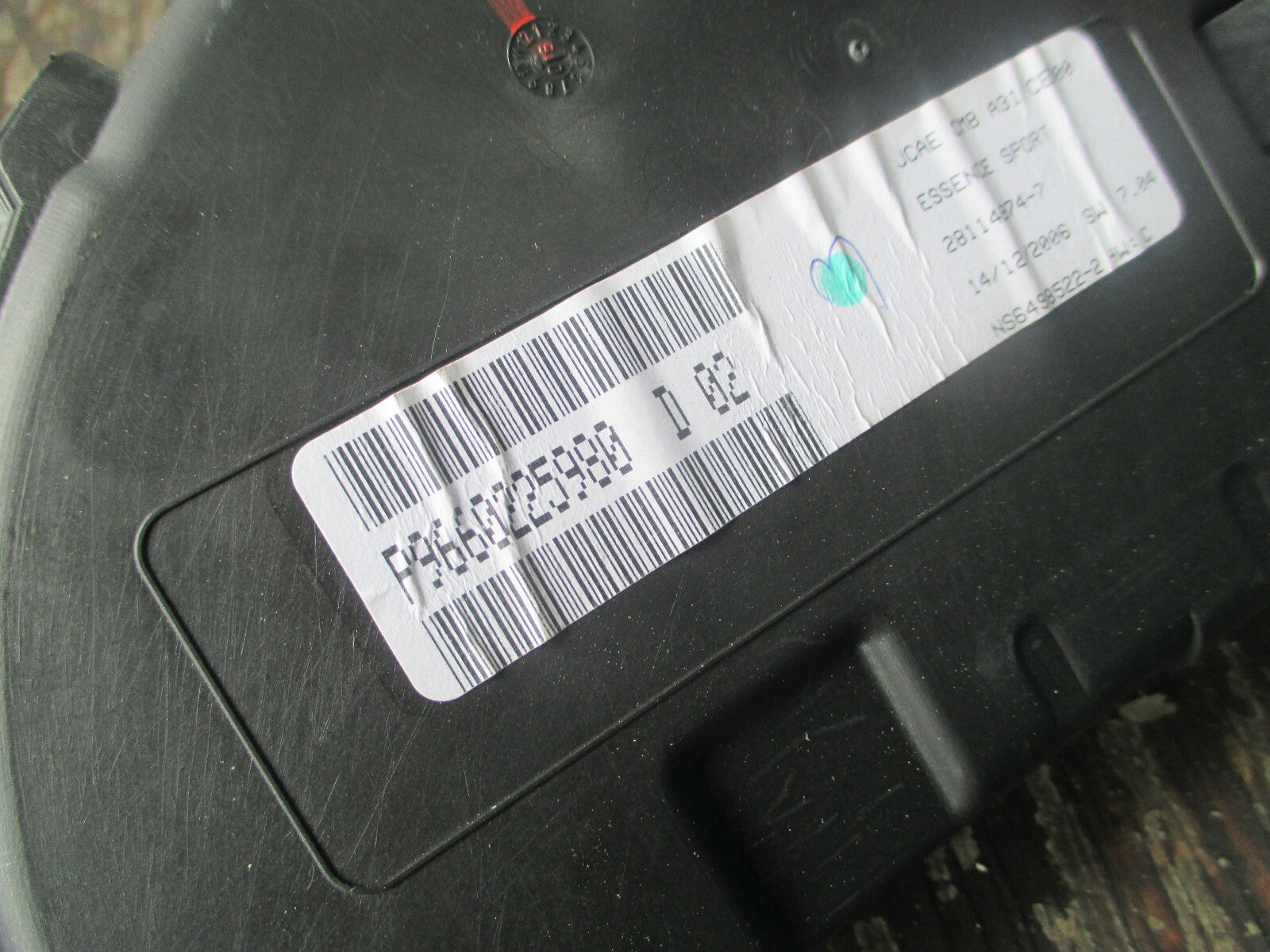 CITROEN C2 2006 SPEEDOMETER INSTRUMENT CLUSTER 9660225980