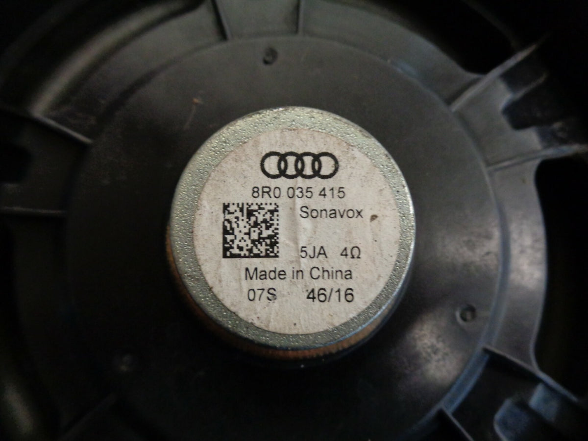 AUDI Q3 2017 NSF PASSENGER SIDE FRONT DOOR SPEAKER DRIVER 8R0035415