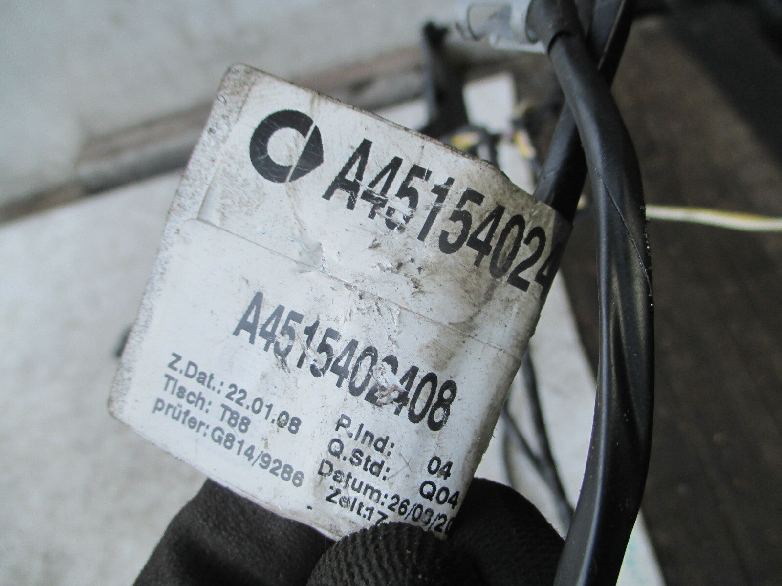 SMART FORFOUR  2010 OSF DRIVER SIDE DOOR WIRE LOOMING A4515402408