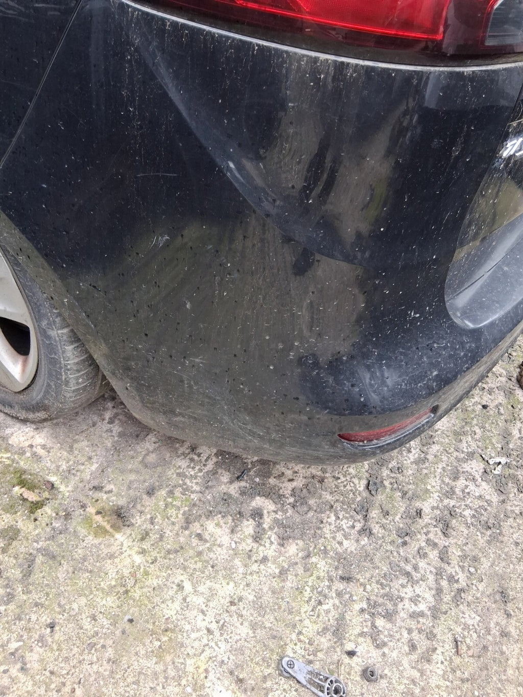2014 VAUXHALL ZAFIRA TOURER C MK3 COMPLETE REAR BUMPER CARBON FLASH METALLIC 22C
