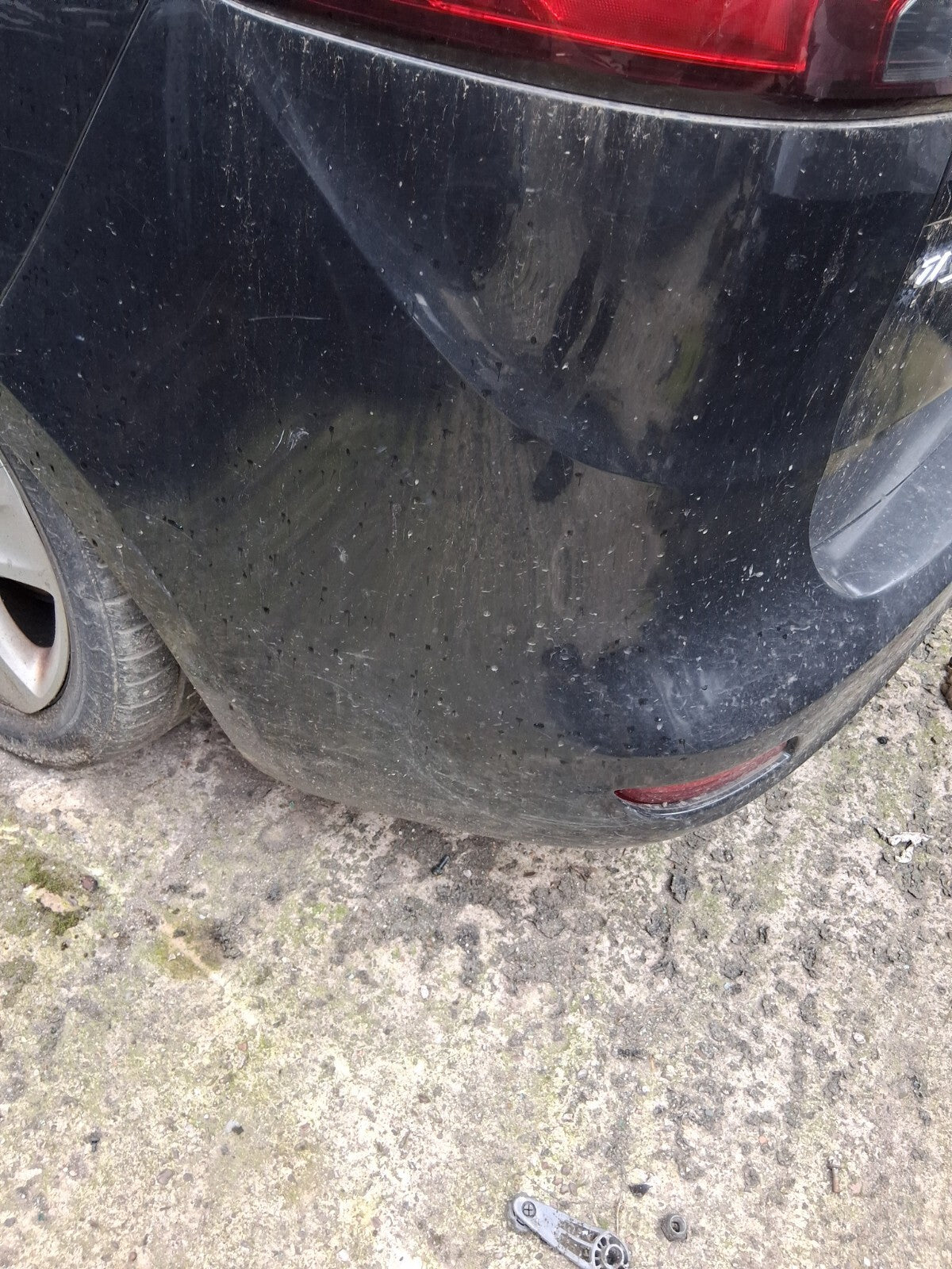 2014 VAUXHALL ZAFIRA TOURER C MK3 COMPLETE REAR BUMPER CARBON FLASH METALLIC 22C