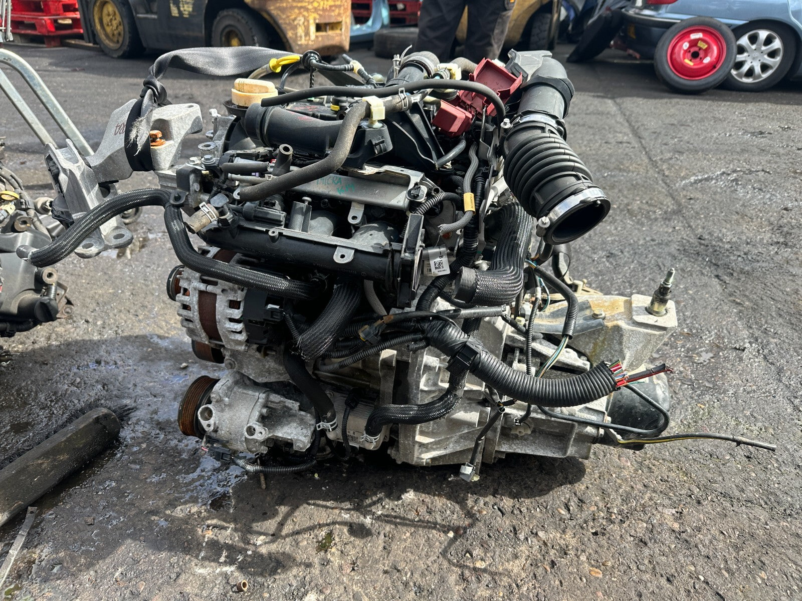 2020 NISSAN MICRA K14 1.0 PETROL ENGINE BARE WITH INJECTORS HR10DET H4D 450