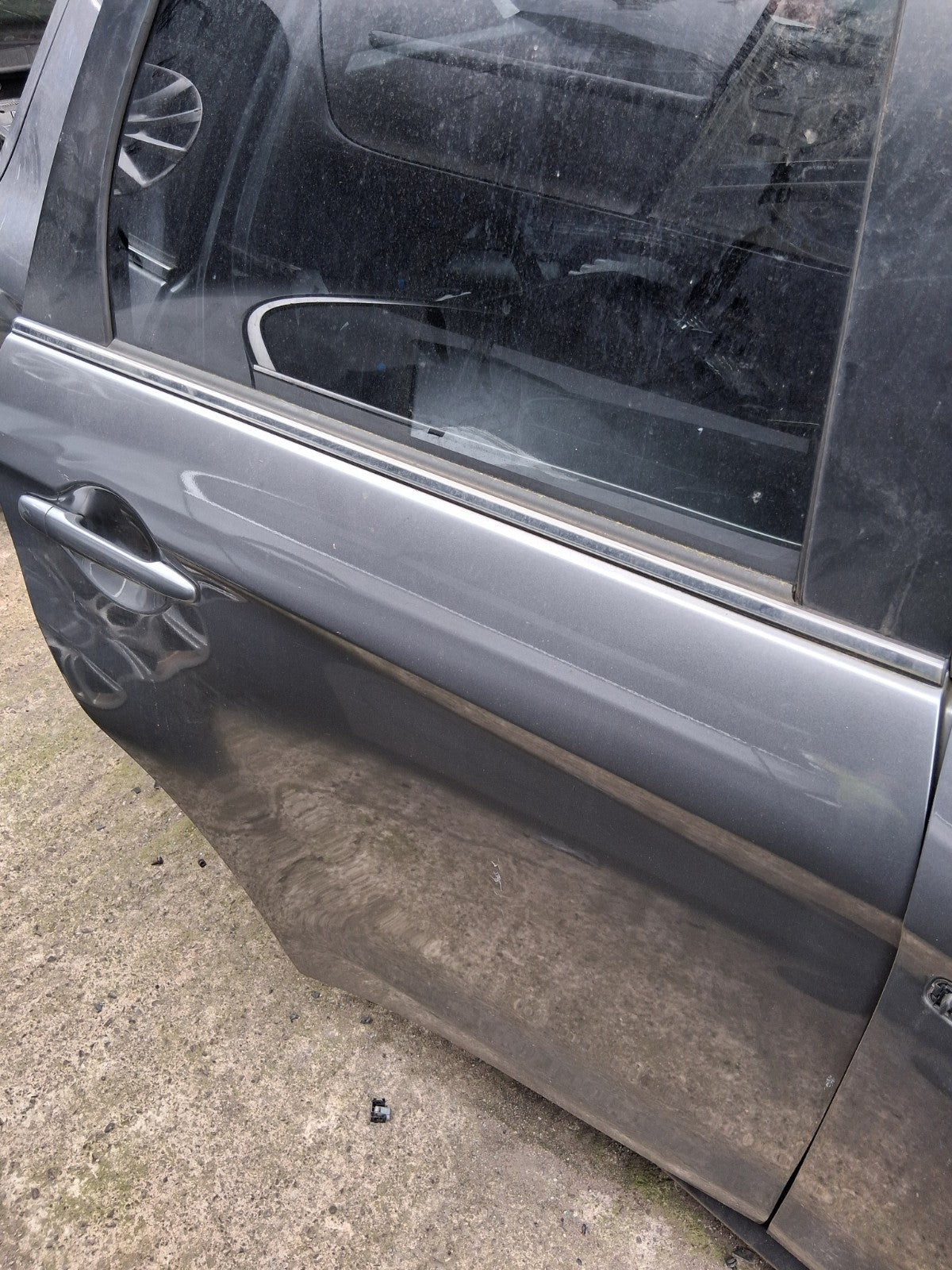 2020 MITSUBISHI ASX OSR DRIVER SIDE REAR RIGHT BARE DOOR TITANIUM GREY METALLIC