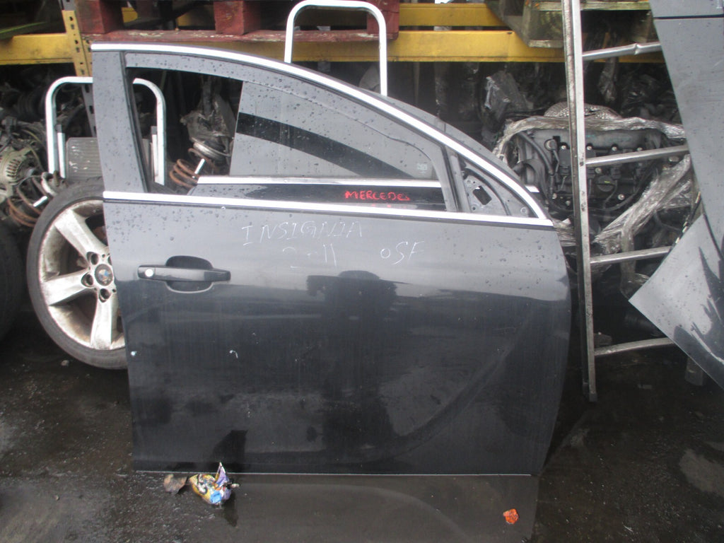 VAUXHALL INSIGNIA MK1 2011 OSF DRIVER SIDE FRONT DOOR BLACK