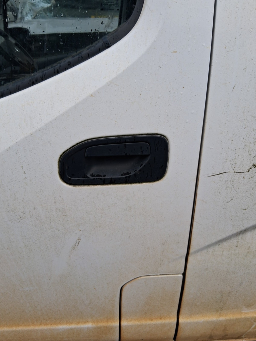 2018 NISSAN NV200 NSF PASSENGER SIDE FRONT LEFT BARE DOOR WHITE