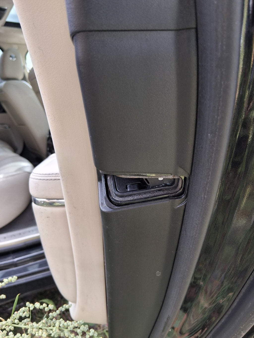 2012 JAGUAR XJ X351 OSR DRIVER SIDE REAR RIGHT DOOR LOCK MECHANISM